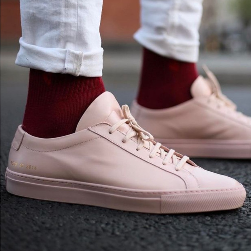 Common Project original Achilles pink monotone sneaker 36 barely worn! Ret $565 - Picture 2 of 11